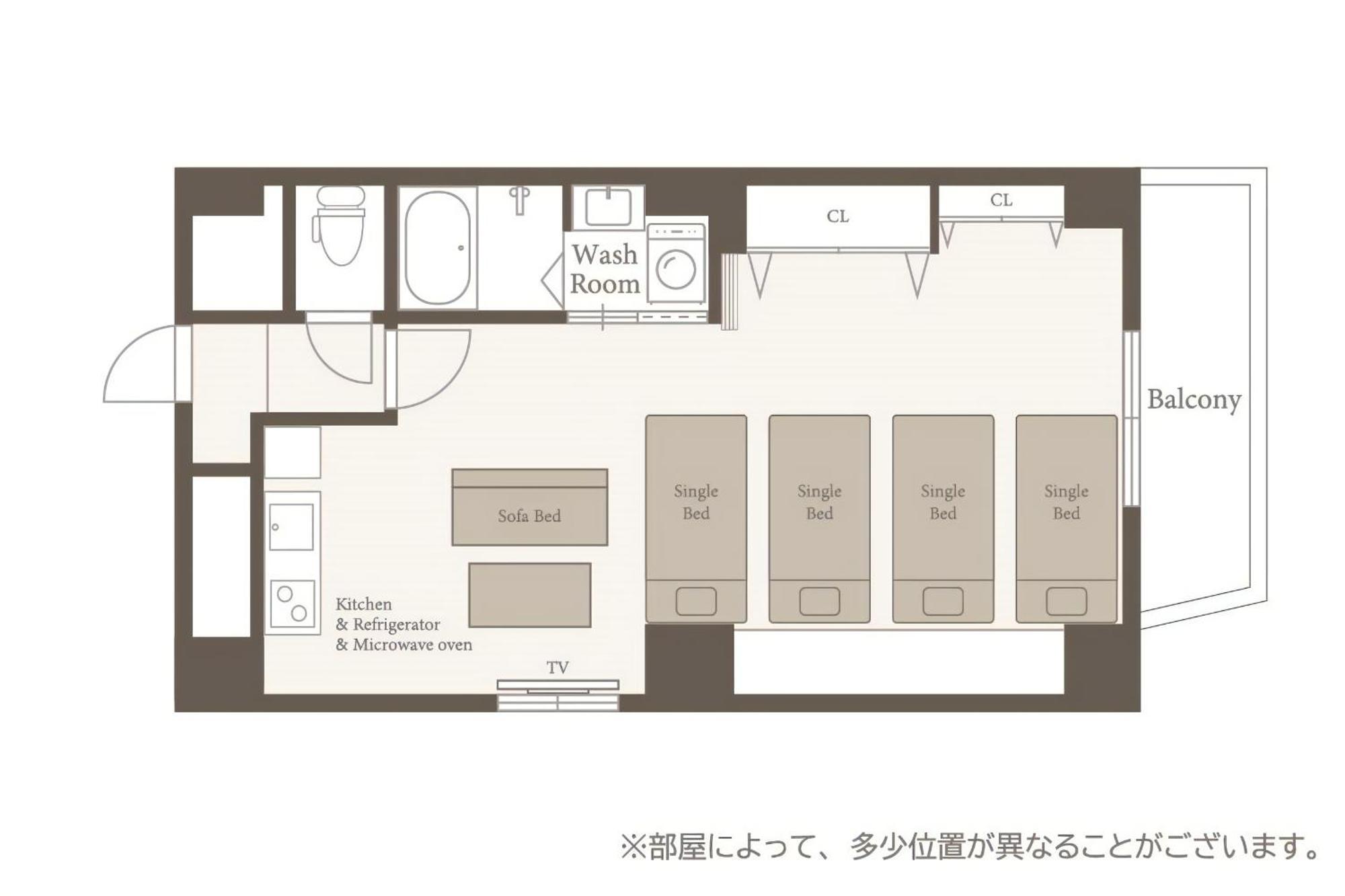 アパートホテル Takuto 堺筋本町 3*